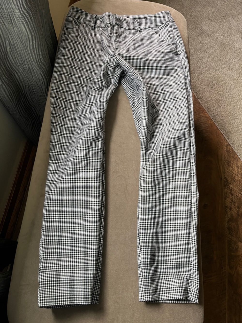 Merona Black & White Preppy Pants with Stretch